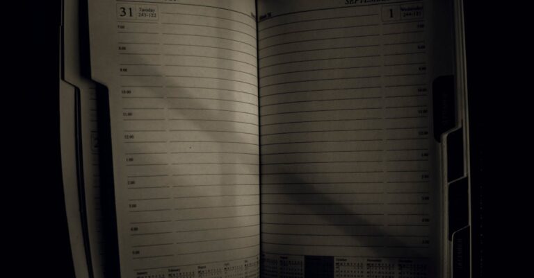 Pesquisador rastreando progresso de escrita em planilha digital em laptop clean