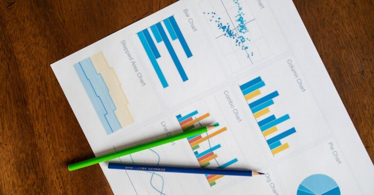 Pesquisador detalhando cronograma Gantt e orçamento em tela de computador com gráficos claros e mesa organizada