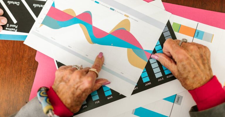 Pesquisador analisando gráficos de citações em tela de computador com expressão concentrada